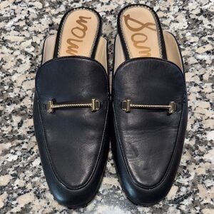 Sam Edelman Black Leather Women's Loafers
